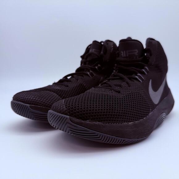 Nike Air Precision NBK Black Grey Mens 7.5 - Picture 4 of 12
